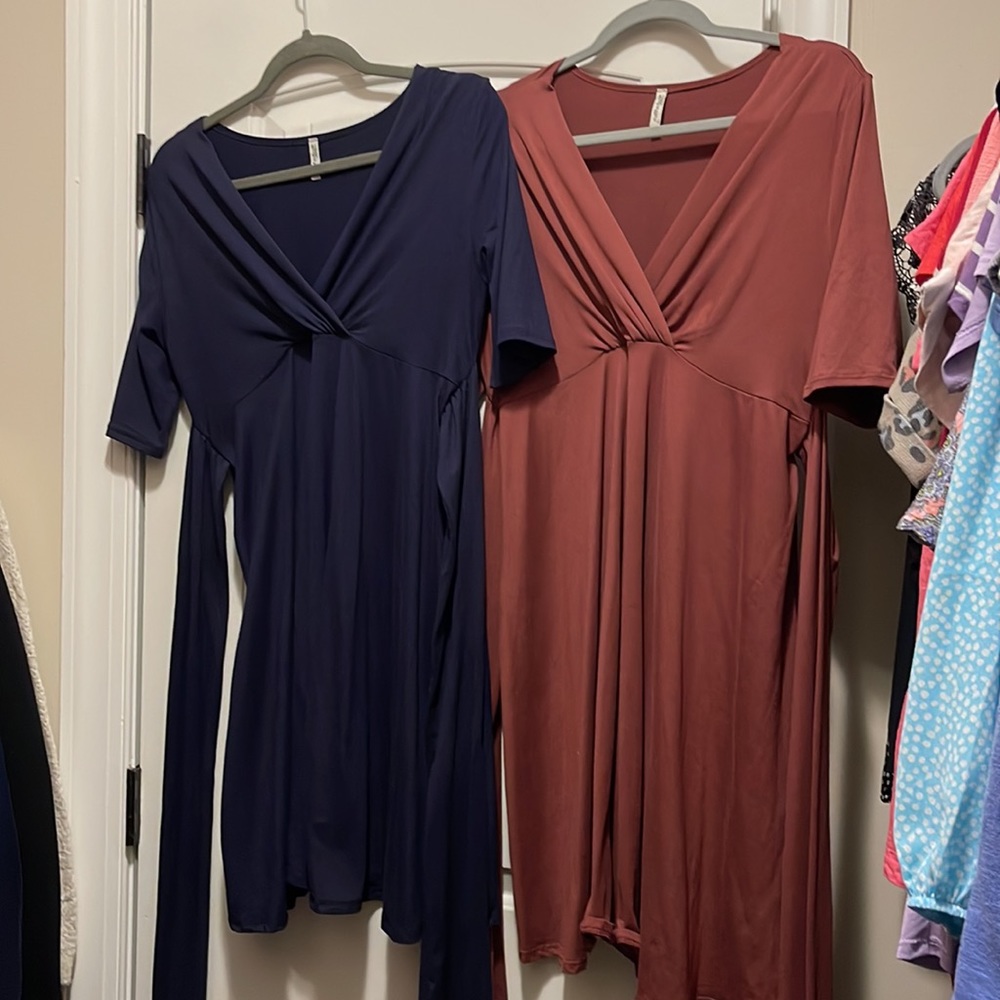 Motherbee Maternity tie back dresses